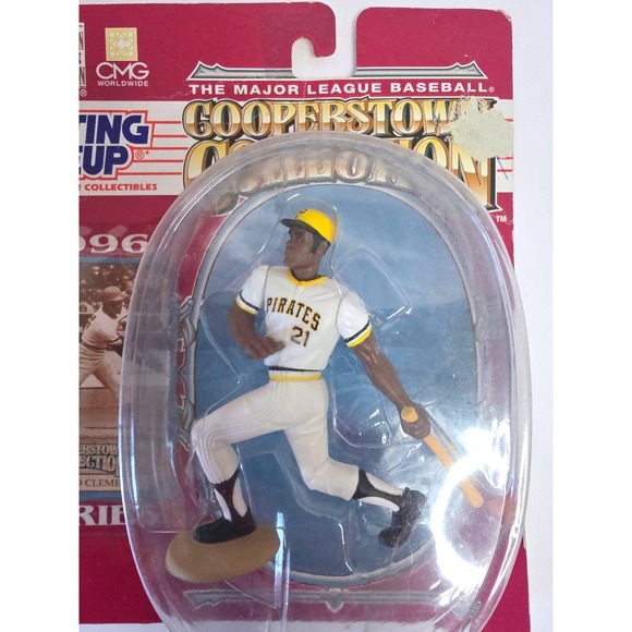 1996 Starting Lineup Cooperstown Collection Roberto Clemente Pirates Figure - Picture 3 of 4